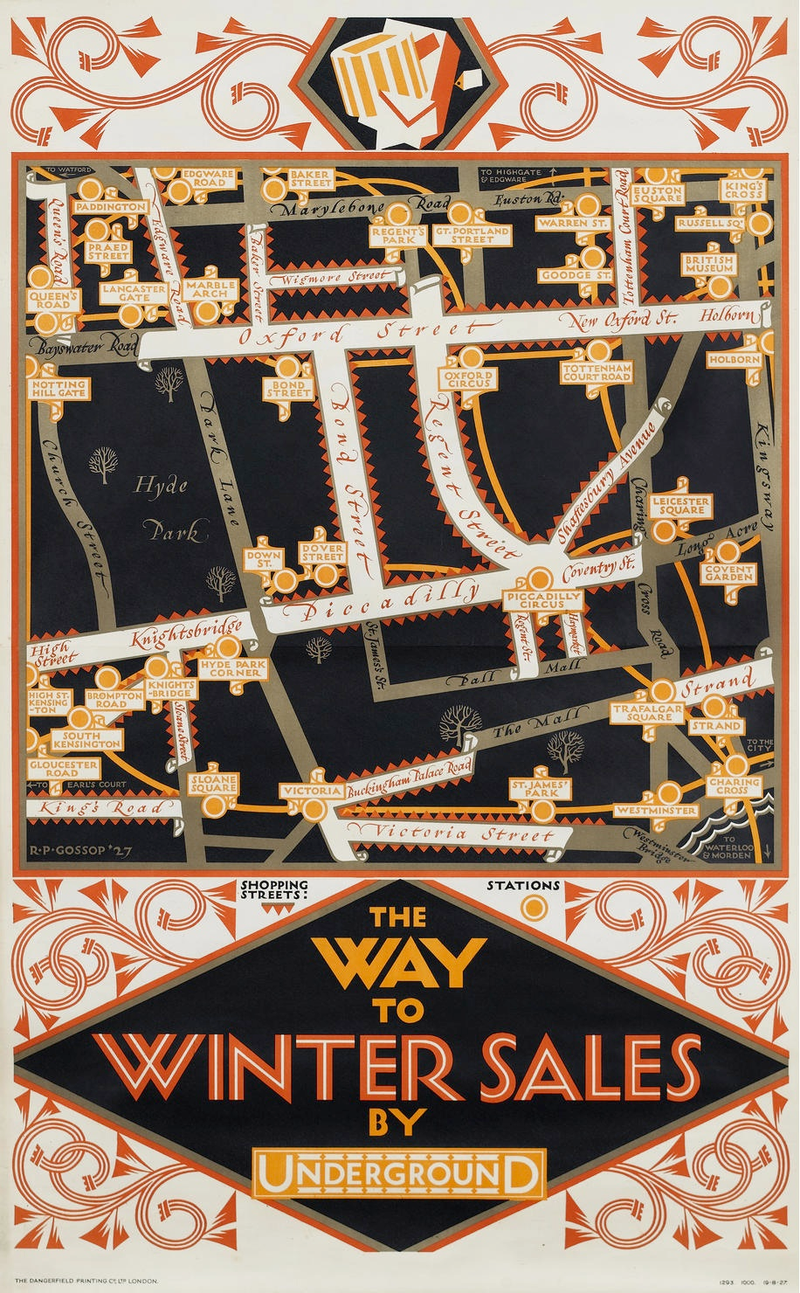 Illustration for article titled 1920s London Underground Posters Remind Us That Trains Are Wonderful